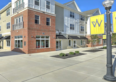 Exterior of Lofts at Worthington and The Shoppes at Worthington in Lancaster, PA