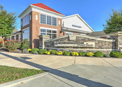 Exterior sign for The Lofts at Worthington apartments in Lancaster, PA