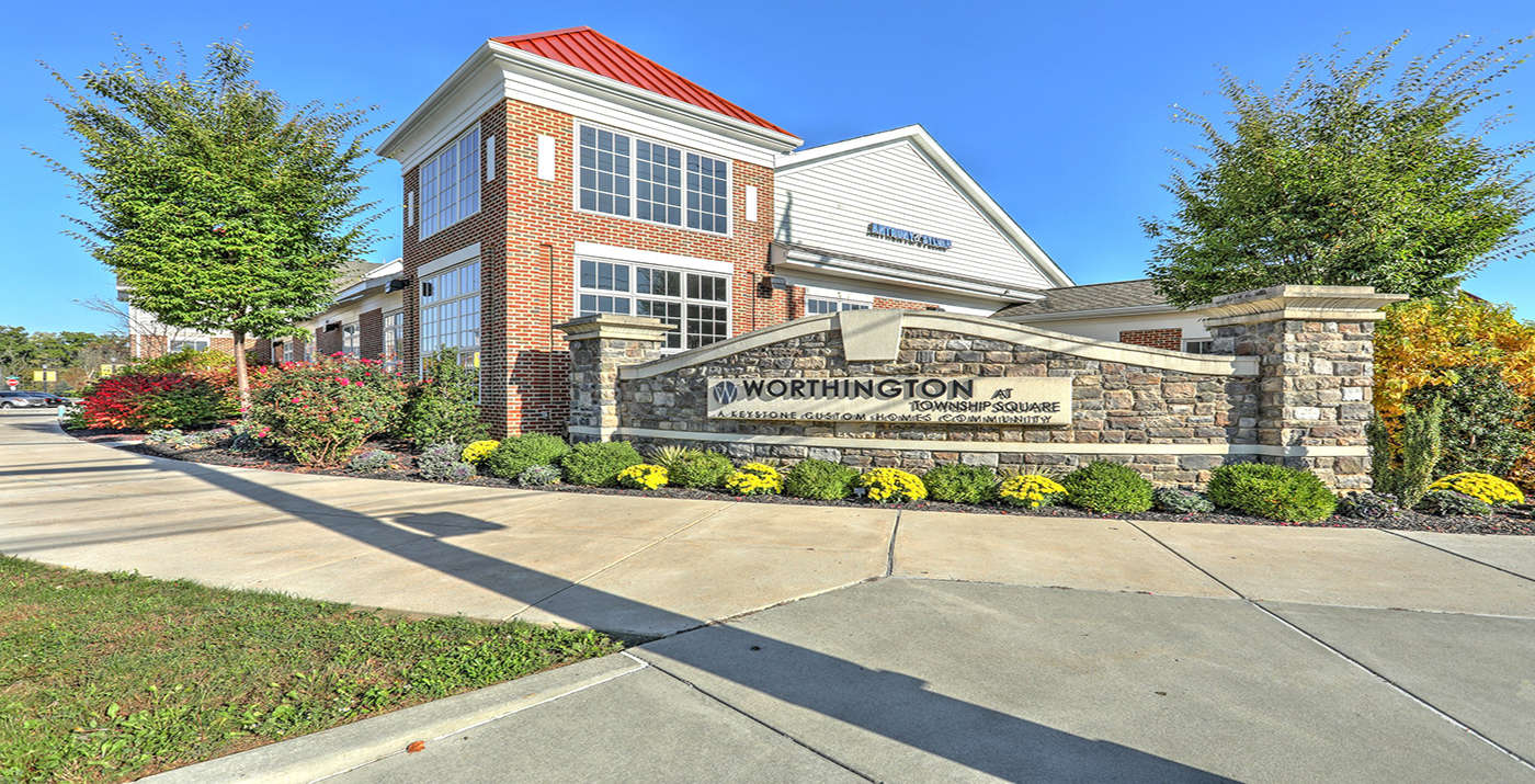 Exterior sign for The Lofts at Worthington apartments in Lancaster, PA Exterior sign for The Lofts at Worthington apartments in Lancaster, PA