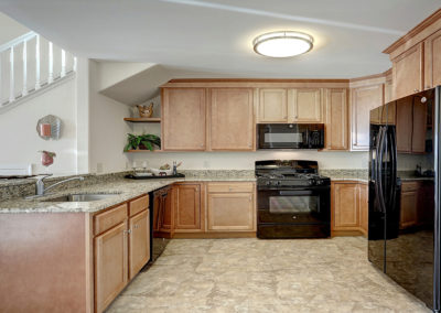 Lancaster PA apartment kitchen at The Lofts at Worthington